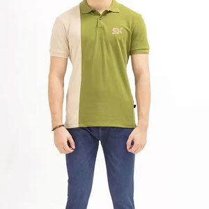 Camiseta Polo de Color Liso para Hombre, Uso Casual y de Moda para Exteriores, Camiseta Polo de Color Liso para Hombre con Diferentes Diseños para Uso en Verano - Product Image 1