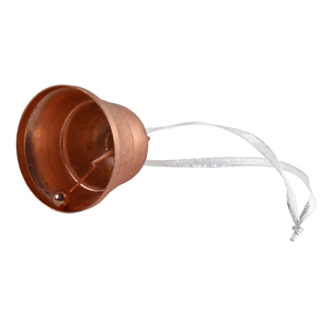 Cloche de Noël suspendue au design d'usine avec finition couleur cuivre pour ornement décoratif en métal pour la maison - Product Image 2
