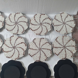 ถาดหมุนลายดอกไม้ฝังมุกพร้อมส่ง สำหรับตกแต่งโต๊ะอาหารอย่างหรูหรา - Product Image 5