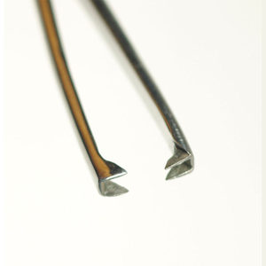 Pinces chirurgicales Jacobs Vulsellum 8/12 21,6 cm, droites et courbées, à dents dentelées, en acier inoxydable, manuelles, Classe I CE, ensemble - Product Image 2