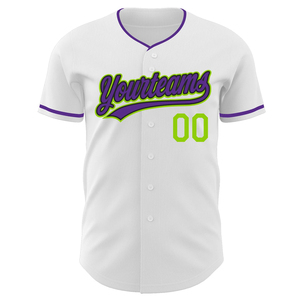 Camiseta de Béisbol Blanca Personalizada con Botones Completos - Ligera, Transpirable, 100% Poliéster, Impresa, Unisex para Adultos - Product Image 6