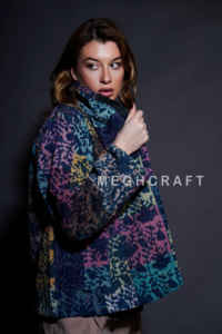 <b>Vintage</b> Reversible Kantha Plus Size Eco-Friendly Breathable Bomber <b>Jacket</b> for <b>Women</b> Boho Winter Fashion Stand Collar 100% Cotton - Product Image 3