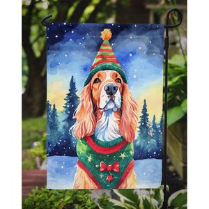 English Setter Christmas <b>Garden</b> <b>Flag</b> Multicolor Decorative Yard Banner for Patio Artwork Mailbox <b>Flag</b> Banner for Flower Beds - Product Image 3