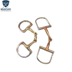 Mors d'entraînement en acier inoxydable pour chevaux, mors à anneau en O pour l'équitation et les compétitions équestres - Product Image 2