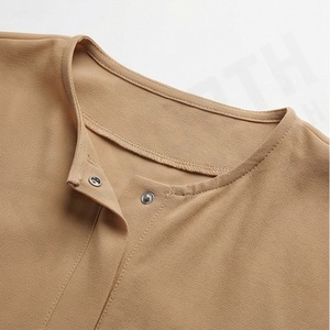 2025 OEM Kimono Abaya pour femmes musulmanes, en tissu polyester épais, doux et très extensible, col en V, manches longues, pour fêtes, Ramadan, mariages - Product Image 4