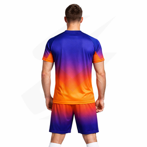 Uniforme de Fútbol Profesional, Conjunto de Camiseta de Fútbol 100% Poliéster, Malla Transpirable, Logotipo Personalizado, Directo de Fábrica OEM - Product Image 3