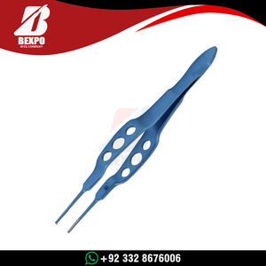 Pinza de Sutura Oftálmica McPherson, Instrumento Quirúrgico de Precisión, Acero Inoxidable Reutilizable, Pinza de Sutura Ocular para Microcirugía - Product Image 4