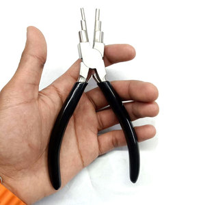 Pince à poinçonner professionnelle finition or avec poignée orange pour la fabrication de bijoux et le travail du cuir - Product Image 6