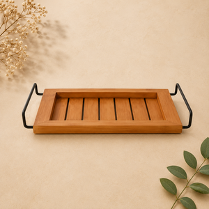 Factory Wholesale Mango Wood Dessert Tray Natural Finished Custom Design Perfect for Tableware Decor - Product Image 6
