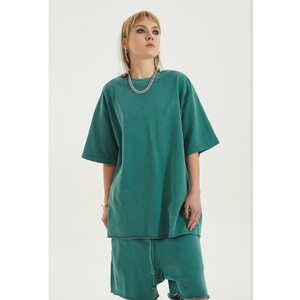 Conjunto Deportivo de Dos Piezas para Hombre, Camiseta de Algodón, Pantalones Cortos de Felpa Francesa, Ropa Deportiva Urbana Unisex - Product Image 3