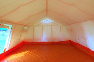 Tente familiale toutes saisons, abri d'urgence à court terme avec tissu ignifuge, tente familiale toutes saisons pour les situations d'urgence - Product Image 2