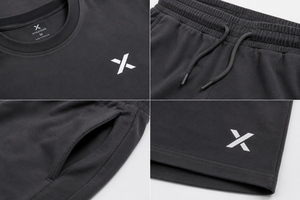 X Sports City Men Matching <b>T</b>-<b>Shirt</b> & Shorts Set Streetwear & Athleisure Sets Causal 100% Cotton OEM/ODM Multiple Color Options - Product Image 5