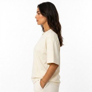 Camiseta de Mujer al Por Mayor del Mejor Fabricante, Camiseta Oversize de Manga Corta, Camiseta Extra Grande con Servicio OEM ODM - Product Image 6