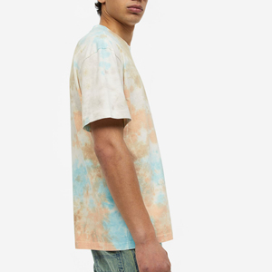 Camiseta Casual de Cuello Redondo para Hombre, 100% Poliéster Transpirable, con Logotipo Impreso Digitalmente en la Parte Delantera, Personalizada OEM, Lavado a la Piedra, de Peso Pesado - Product Image 1