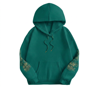 Sudadera con Capucha para Hombre de Alta Calidad, Lavado Ácido, Ecológica, con Cremallera, Oversize, 370g, de Gran Gramaje, Antiencogimiento, Antipilling, Antiarrugas - Product Image 2