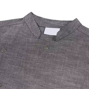 Uniformes de Chef de Manga Larga en Color Negro, de Poliéster y Algodón, para Hotel y Restaurante - Product Image 2