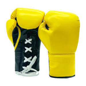 Guantes de Boxeo LaceUp, Nueva Llegada, Guantes de Boxeo de Cuero con Logotipo Personalizado, Guantes de Boxeo Profesionales para Entrenamiento de MMA - Product Image 2