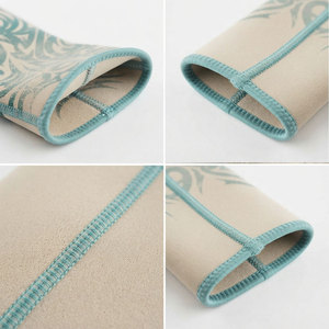 Genouillères en néoprène imprimées élégantes et résistantes à l'abrasion, tissage extensible multidirectionnel, protection antidérapante pour les genoux - Product Image 4
