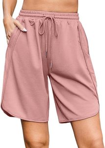 Short de bain femme de qualité supérieure, taille mi-haute, style streetwear, léger, respirant, séchage rapide, coupe-vent, avec cordon de serrage, 100% coton, personnalisable - Product Image 3