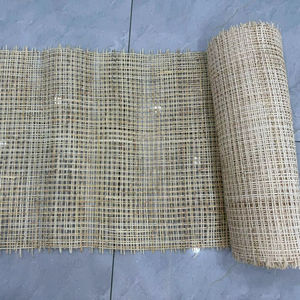 Fabricación de rollo de correas de caña de plástico, tejido de mimbre Artificial hexagonal de malla abierta para proyectos de bricolaje muebles silla gabinete - Product Image 1