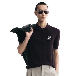 Polo en coton ajusté pour homme, respirant, à col, décontracté, pour le golf, personnalisable, marque privée, fournisseur OEM ODM - Product Image 1