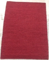Tapis Kilim Modernes de Haute Qualité, Tissage Plat, Fabrication Personnalisée |   Doublure en laine/coton et jute |   Lavable |   Vert Forêt Floral Bourgogne