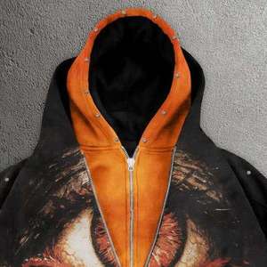Sudadera con Capucha de Diseño Color Block, Moda Urbana Contemporánea, Patrón Único, Tela Suave y Cómoda, Atractivo Moderno y a la Moda - Product Image 3