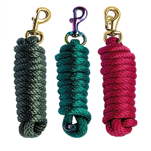 Corde de trelage pour chevaux en polyester double tressé de haute qualité, solide, élégante et décorative pour l'équitation en extérieur - Product Image 3