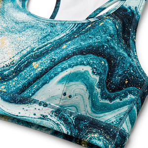 Hot Sale Custom Made Printed Sports <b>Bra</b> High Support Racerback Fitness Yoga Gym Workout Running <b>Stretch</b> Breathable Sports <b>Bra</b> - Product Image 4