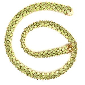 <b>Solid</b> Luxury 14K Gold Plated Link Chain Choker <b>Necklace</b> with Diamond Bezel Set Women's Wedding Fashion Jewelry - Product Image 1