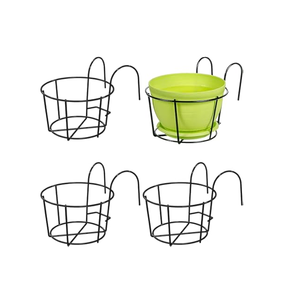 Metal Hanging Planter Pot Garden Supplies Ornaments Basket Flower Pot Plants Hanger Pot - Product Image 2