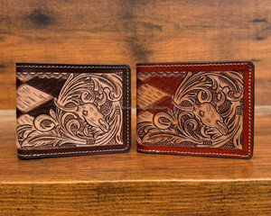 Cartera corta de cuero mecanizada a mano para hombre, billetera de cuero genuino para hombre, monedero informal para hombre, tarjetero, bolsillo para dinero, billetera plegable - Product Image 3