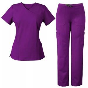 Uniformes d'infirmières sur mesure OEM pour femmes, ensembles de blouses de haute qualité avec poches, fabricant professionnel d'uniformes d'hôpital - Product Image 5