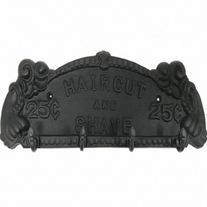 Ganchos de Pared de Hierro Fundido Negros, Modernos y Sencillos, al por Mayor, Personalizados, Rústicos, Forjados, Decorativos con Diseño de Flor, Ecológicos - Product Image 5