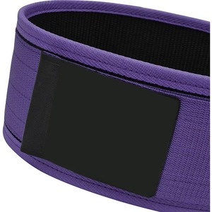 <b>Men</b> Women Blank Black Neoprene Weightlifting <b>Belt</b> Wholesale OEM Fitness Training <b>Belt</b> - Product Image 2
