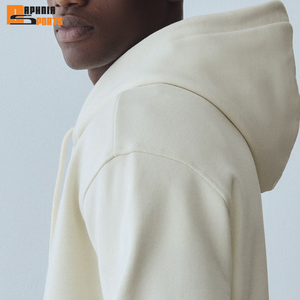 Sudadera con Capucha para Hombre, Corte Regular, Invierno, 100% Algodón, Felpa, Tallas Grandes, Estilo Casual Urbano - Product Image 2