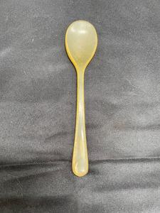 Hand carved buffalo horn <b>spoon</b> set for use in rustic homes crafted from 100 % real natural free horn Utensils for Tea Serving - Product Image 5