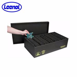 LN-1524323 ESD اليد صناديق بلاستيكية مكافحة ساكنة حاويات مع غطاء أسود اللون صب حقن ESD-صندوق الأمان قفص بلاستيك بن - Product Image 5