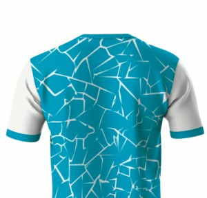 T-shirt unique à sublimation intégrale, design imprimé sur toute la surface, jersey 100% polyester, tissu doux et respirant pour l'été et les occasions décontractées - Product Image 5