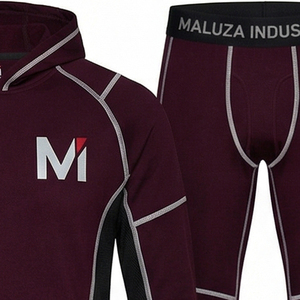 Ensemble de survêtement de luxe haute performance, coupe ajustée, respirant, 100 % polyester, pour l'été, idéal pour la gym et le yoga, pour professionnels - Product Image 2