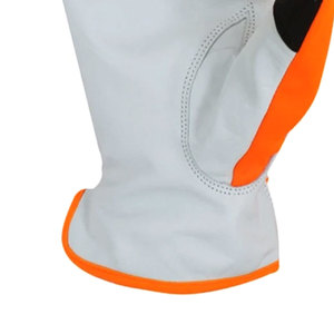 Factory Made Custom Design Cow Leather Safety <b>Gloves</b> New Style Best Quality Working Safety Wear <b>Gloves</b> - Product Image 5
