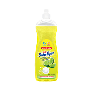LIX Jabón Lavavajillas Ecológico de Limón 750g, Elimina la Grasa, Deja los Platos Limpios con un Aroma Fresco a Limón para Uso en la Cocina - Product Image 1