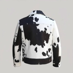 Blouson en cuir de vache véritable pour homme, manches longues, coupe moderne, finition durable, résistant au vent, veste de qualité supérieure pour l'extérieur - Product Image 2