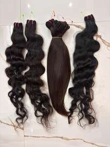 Extensiones de Cabello Natural Indio 100% Virgen con Ondas Naturales |   Extensiones de Cabello Humano Virgen Remy al por Mayor - Product Image 6