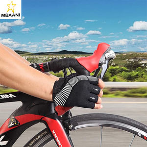 Guantes de Ciclismo - Guantes de Bicicleta Acolchados de Medio Dedo con Características Antideslizantes, Transpirables y de Absorción de Impactos para Ciclismo de Montaña y Carretera - Product Image 5