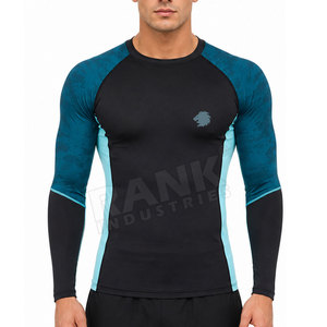 New Style Adults <b>Men</b> <b>Rash</b> <b>Guards</b> Made With Spandex / Polyester For Wholesale <b>Rash</b> <b>Guard</b> <b>Men</b> Long Sleeve Rashguard - Product Image 3
