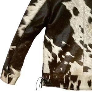 Chaqueta de Cuero Vacuno de Alta Calidad para Hombre, Chaqueta de Piel de Vaca Genuina, Estilo Moderno e Informal para Invierno - Product Image 2