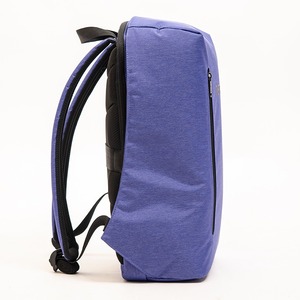Purple Hidden Zipper Anti-theft <b>Backpack</b> Versatile Bag Business Bag <b>Simple</b> Casual Design - Product Image 4