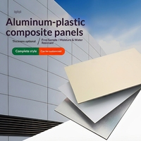 Livraison rapide de panneaux composites en aluminium ACM 3 mm, revêtement PE PVDF, motif bois et marbre pour hôtel et centre commercial