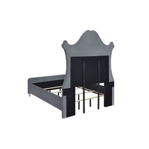 Cabecera de Cama King Moderna y Lujosa con Diseño Acolchado, Adorno de Tachuelas Intrincadas y Patrón de Diamantes, Camas Tapizadas de Lujo - Product Image 4